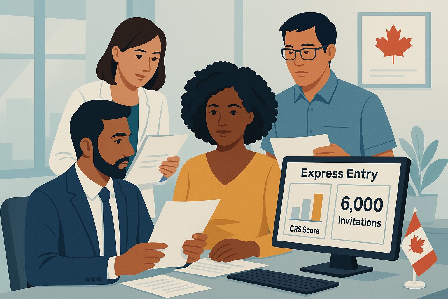 加拿大快速通道于12月10日发出6,000份CEC邀请,创16个月来最大规模